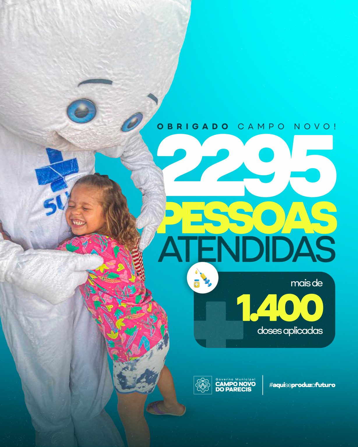 Governo Municipal realiza mais de dois mil e duzentos atendimentos em ação de saúde
